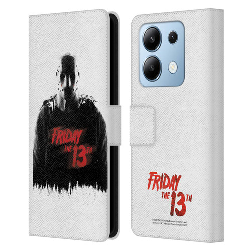 Friday the 13th 2009 Graphics Jason Voorhees Key Art Leather Book Wallet Case Cover For Xiaomi Redmi Note 13/13 Pro 5G
