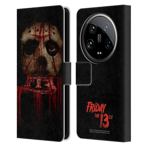 Friday the 13th 2009 Graphics Jason Voorhees Leather Book Wallet Case Cover For Xiaomi 14 Ultra