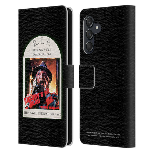 A Nightmare On Elm Street: Freddy's Dead Graphics The Final Nightmare Leather Book Wallet Case Cover For Samsung Galaxy M55 5G
