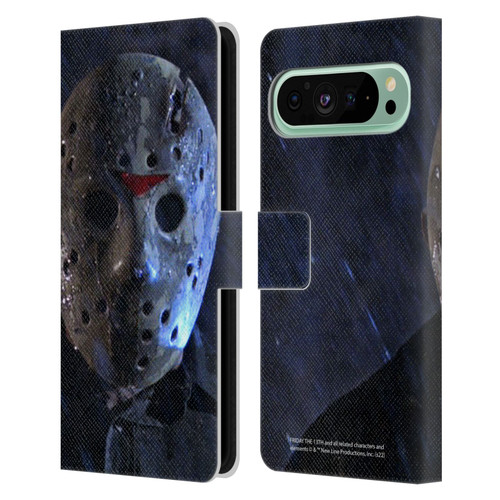 Friday the 13th: A New Beginning Graphics Jason Leather Book Wallet Case Cover For Google Pixel 9 Pro XL