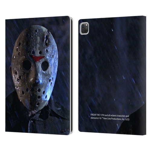 Friday the 13th: A New Beginning Graphics Jason Leather Book Wallet Case Cover For Apple iPad Pro 13 M4 2024