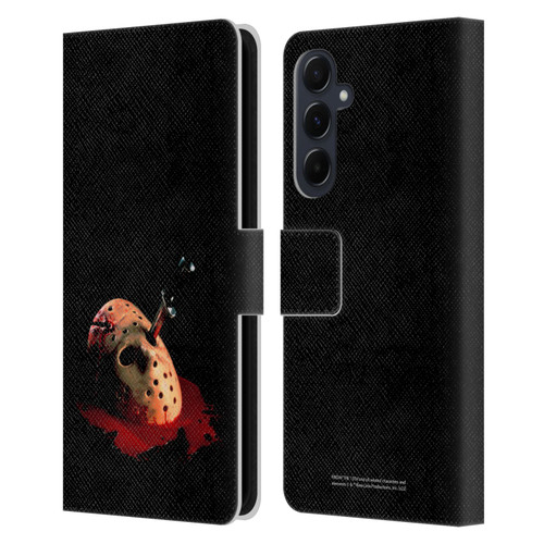 Friday the 13th: The Final Chapter Key Art Poster Leather Book Wallet Case Cover For Samsung Galaxy A55 5G
