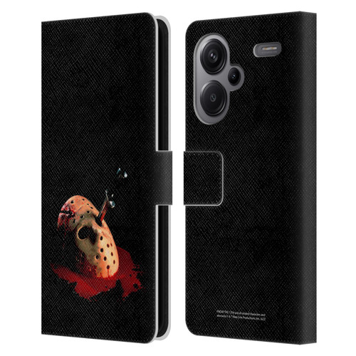 Friday the 13th: The Final Chapter Key Art Poster Leather Book Wallet Case Cover For Xiaomi Redmi Note 13 Pro Plus 5G