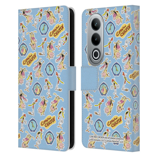 Cow and Chicken Graphics Pattern Leather Book Wallet Case Cover For OPPO OnePlus Ace 3V 5G