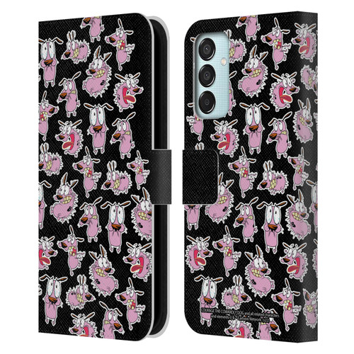 Courage The Cowardly Dog Graphics Pattern Leather Book Wallet Case Cover For Samsung Galaxy M15/F15 5G