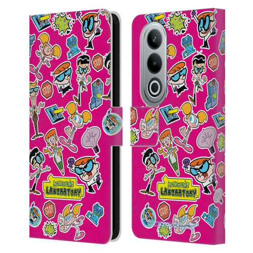 Dexter's Laboratory Graphics Icons Leather Book Wallet Case Cover For OPPO OnePlus Ace 3V 5G