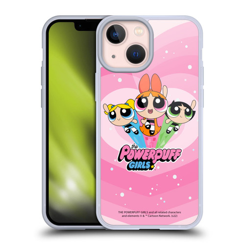 The Powerpuff Girls Graphics Group Soft Gel Case for Apple iPhone 13 Mini & MagSafe