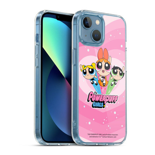 The Powerpuff Girls Graphics Group Soft Gel Case for Apple iPhone 13 Mini & MagSafe