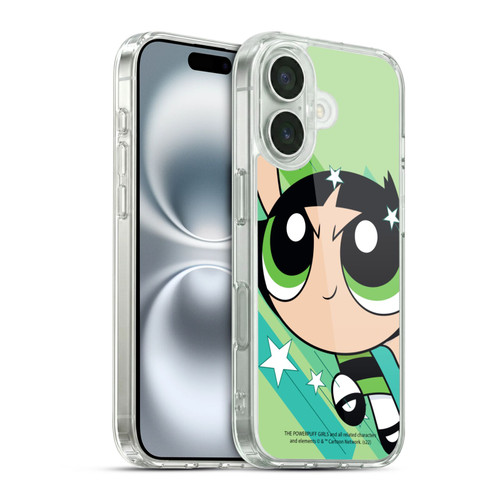 The Powerpuff Girls Graphics Buttercup Soft Gel Case for Apple iPhone 16 & MagSafe