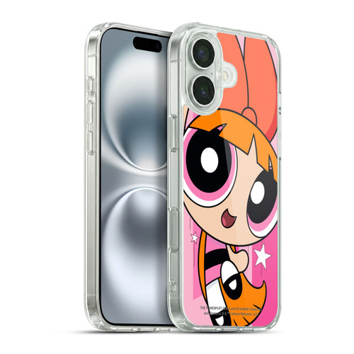 The Powerpuff Girls Graphics Blossom Soft Gel Case for Apple iPhone 16 Plus & MagSafe