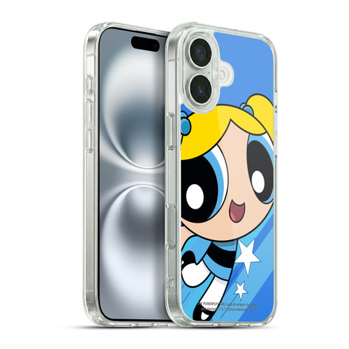 The Powerpuff Girls Graphics Bubbles Soft Gel Case for Apple iPhone 16 Plus & MagSafe