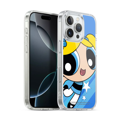 The Powerpuff Girls Graphics Bubbles Soft Gel Case for Apple iPhone 16 Pro & MagSafe