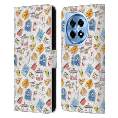 Gilmore Girls Graphics Icons Leather Book Wallet Case Cover For OnePlus 12R