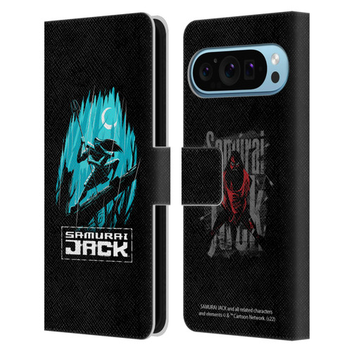 Samurai Jack Graphics Season 5 Poster Leather Book Wallet Case Cover For Google Pixel 9 / Pixel 9 Pro