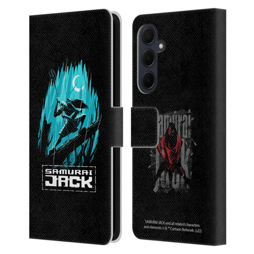 Samurai Jack Graphics Season 5 Poster Leather Book Wallet Case Cover For Samsung Galaxy A35 5G