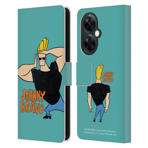 Johnny Bravo Graphics Character Leather Book Wallet Case Cover For OnePlus Nord CE 3 Lite 5G