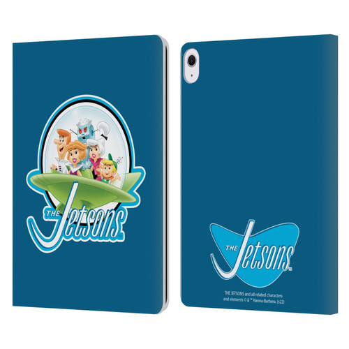 The Jetsons Graphics Logo Leather Book Wallet Case Cover For Apple iPad Air 13 2024