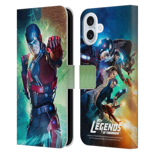 Legends Of Tomorrow Graphics Atom Leather Book Wallet Case Cover For Apple iPhone 16 Plus