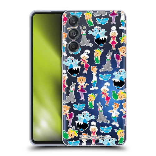The Jetsons Graphics Pattern Soft Gel Case for Samsung Galaxy M55 5G
