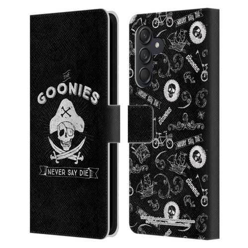 The Goonies Graphics Logo Leather Book Wallet Case Cover For Samsung Galaxy M55 5G