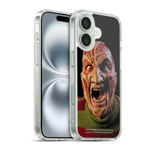 A Nightmare On Elm Street: New Nightmare Graphics Freddy Soft Gel Case for Apple iPhone 16 & MagSafe