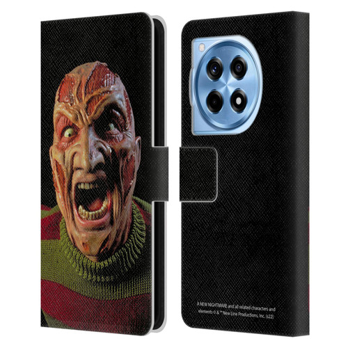 A Nightmare On Elm Street: New Nightmare Graphics Freddy Leather Book Wallet Case Cover For OnePlus 12R