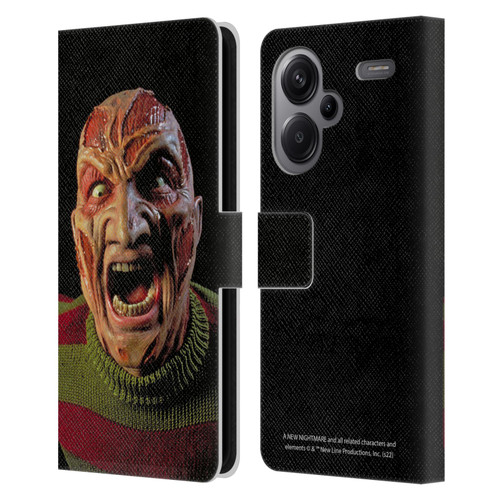 A Nightmare On Elm Street: New Nightmare Graphics Freddy Leather Book Wallet Case Cover For Xiaomi Redmi Note 13 Pro Plus 5G