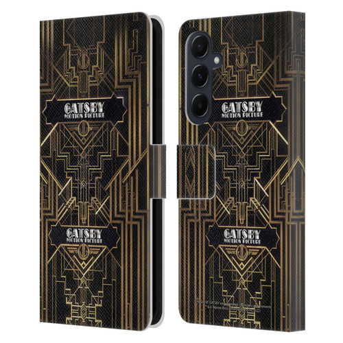 The Great Gatsby Graphics Poster 1 Leather Book Wallet Case Cover For Samsung Galaxy A55 5G