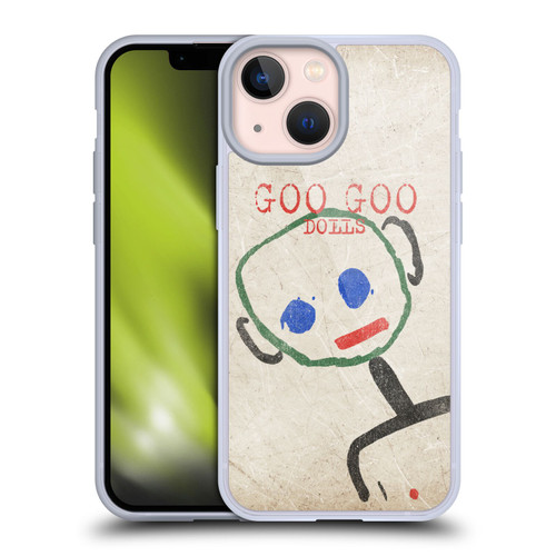 Goo Goo Dolls Graphics Throwback Super Star Guy Soft Gel Case for Apple iPhone 13 Mini