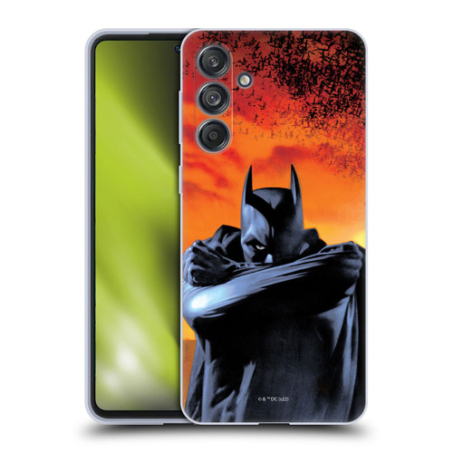 Batman Begins Graphics Character Soft Gel Case for Samsung Galaxy M55 5G