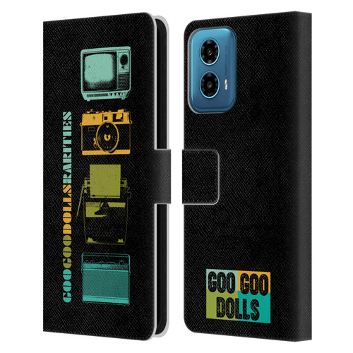 Goo Goo Dolls Graphics Rarities Vintage Leather Book Wallet Case Cover For Motorola Moto G34 5G