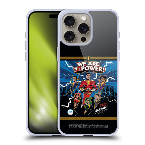 Shazam!: Fury Of The Gods Graphics Character Art Soft Gel Case for Apple iPhone 16 Pro Max