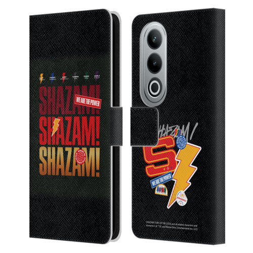 Shazam!: Fury Of The Gods Graphics Logo Leather Book Wallet Case Cover For OPPO OnePlus Ace 3V 5G