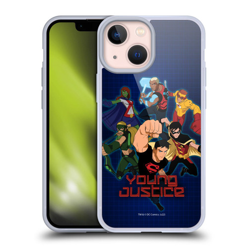 Young Justice Graphics Group Soft Gel Case for Apple iPhone 13 Mini