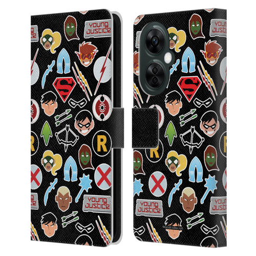 Young Justice Graphics Icons Leather Book Wallet Case Cover For OnePlus Nord CE 3 Lite 5G