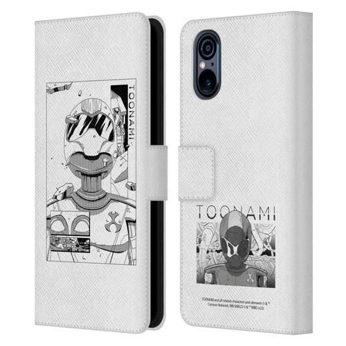 Toonami Graphics Comic Leather Book Wallet Case Cover For Sony Xperia 5 V 5G