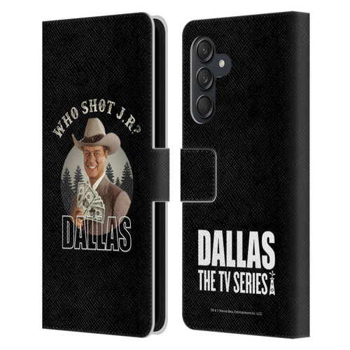 Dallas: Television Series Graphics Character Leather Book Wallet Case Cover For Samsung Galaxy M55 5G