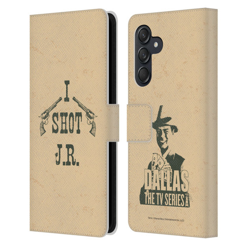 Dallas: Television Series Graphics Typography Leather Book Wallet Case Cover For Samsung Galaxy M55 5G