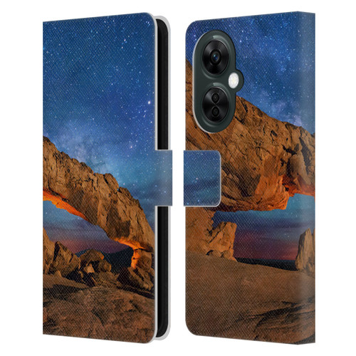 Royce Bair Nightscapes Sunset Arch Leather Book Wallet Case Cover For OnePlus Nord CE 3 Lite 5G