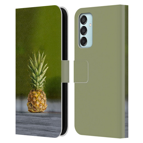 Pixelmated Animals Surreal Pets Pineapple Turtle Leather Book Wallet Case Cover For Samsung Galaxy M15/F15 5G