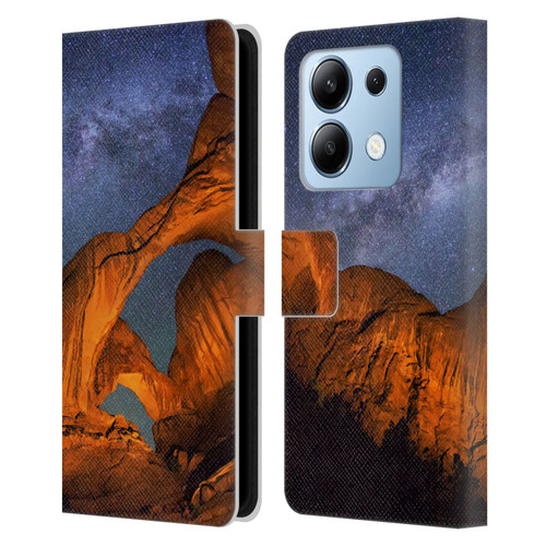 Royce Bair Nightscapes Triple Arch Leather Book Wallet Case Cover For Xiaomi Redmi Note 13/13 Pro 5G