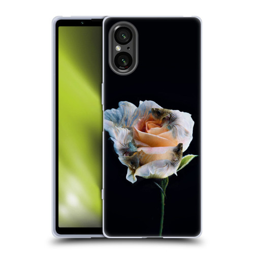 Pixelmated Animals Surreal Pets Betaflower Soft Gel Case for Sony Xperia 5 V 5G