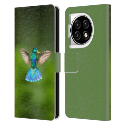 Pixelmated Animals Surreal Wildlife Quaking Bird Leather Book Wallet Case Cover For OPPO OnePlus Ace 3 5G