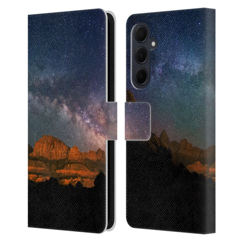 Royce Bair Photography Zions Leather Book Wallet Case Cover For Samsung Galaxy A35 5G