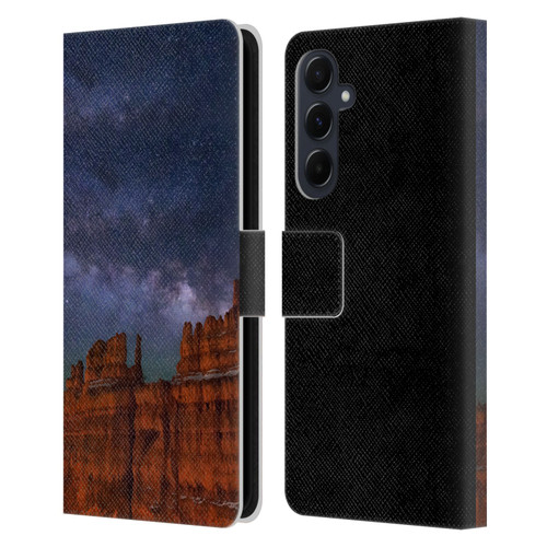 Royce Bair Photography The Fortress Leather Book Wallet Case Cover For Samsung Galaxy A55 5G