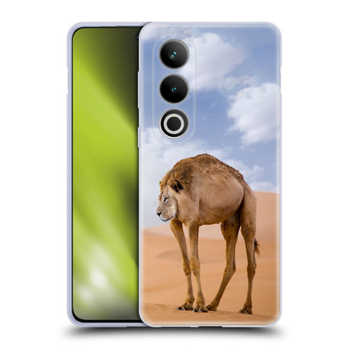 Pixelmated Animals Surreal Wildlife Camel Lion Soft Gel Case for OPPO OnePlus Ace 3V 5G
