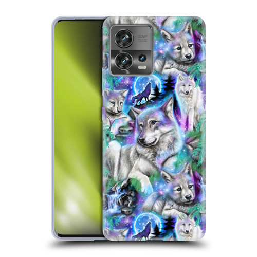 Sheena Pike Animals Daydream Galaxy Wolves Soft Gel Case for Motorola Moto Edge 30 Fusion
