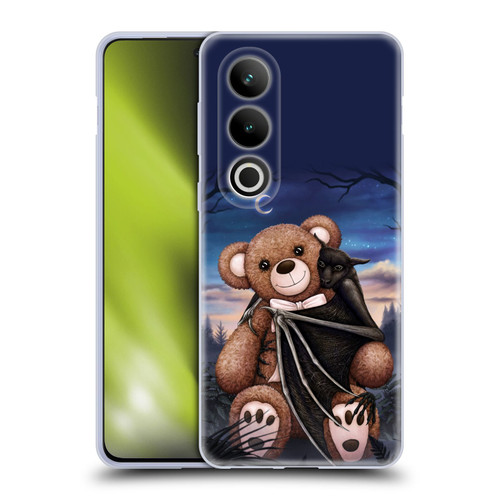 Sarah Richter Animals Bat Cuddling A Toy Bear Soft Gel Case for OPPO OnePlus Ace 3V 5G