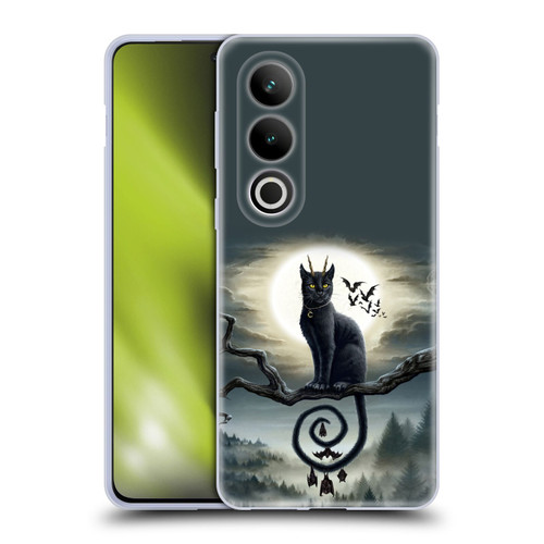 Sarah Richter Animals Gothic Black Cat & Bats Soft Gel Case for OPPO OnePlus Ace 3V 5G