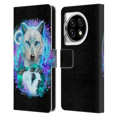 Sheena Pike Animals Winter Wolf Spirit & Waterfall Leather Book Wallet Case Cover For OPPO OnePlus Ace 3 5G